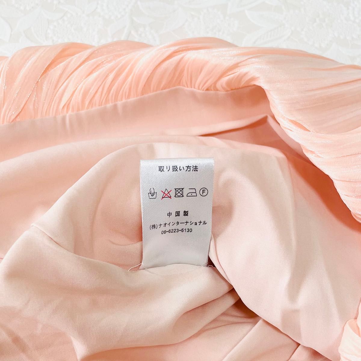 イオソノマオ フリルスカート ピンク シフォン size 3Y  新品