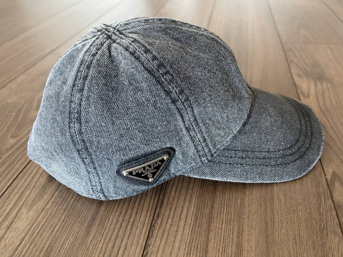 プラダ ベースボールキャップ サイズ ５８－６０CM PRADA BASEBALL CAPの画像1