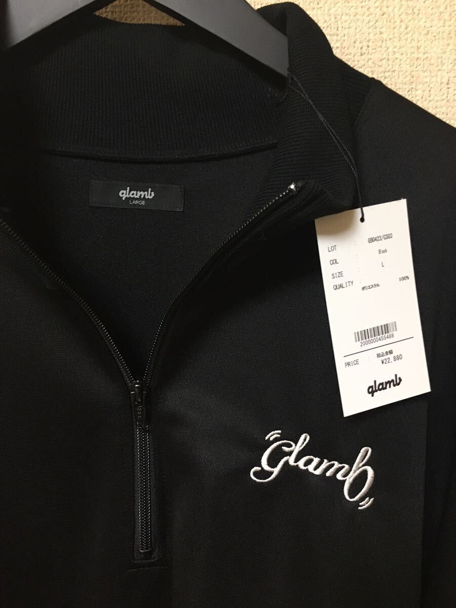 ¥1000~glamb Zip neck jersey 