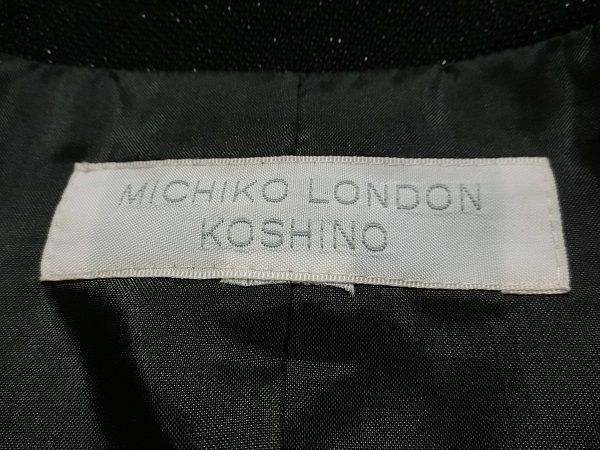 美品　MICHIKO LONDON　ミチコロンドン　フォーマル　スタンドカラー　スカート　セットアップ　ブラック　１３　大きいサイズ_画像5