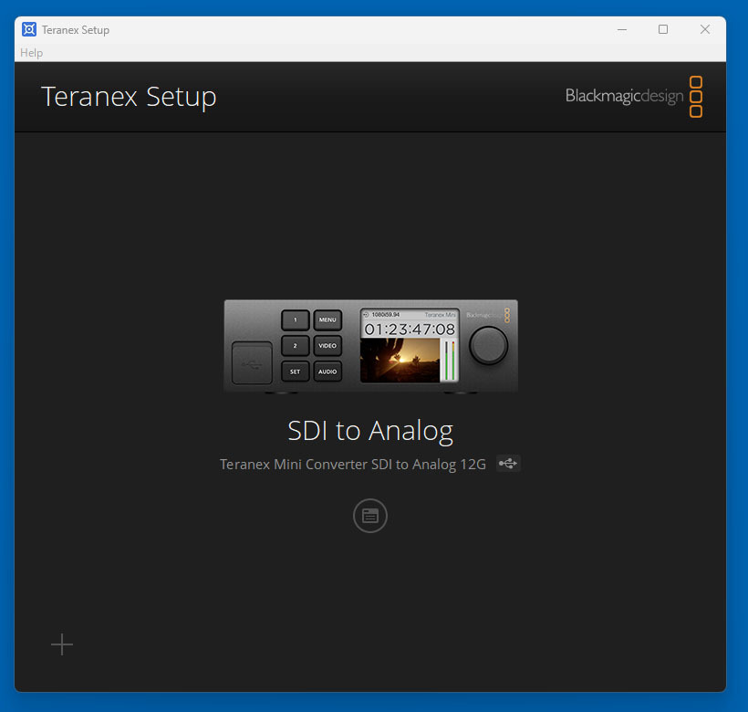 [ Junk ]Blackmagic Design Teranex Mini SDI to Analog 12G Smart Panel attaching 