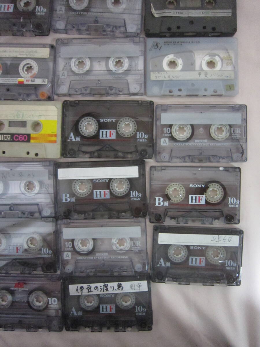 Ｌ７５５　中古　カセットテープ　録音済み　４４本　ケースなし　大量　まとめて　セット　使用済み_画像5