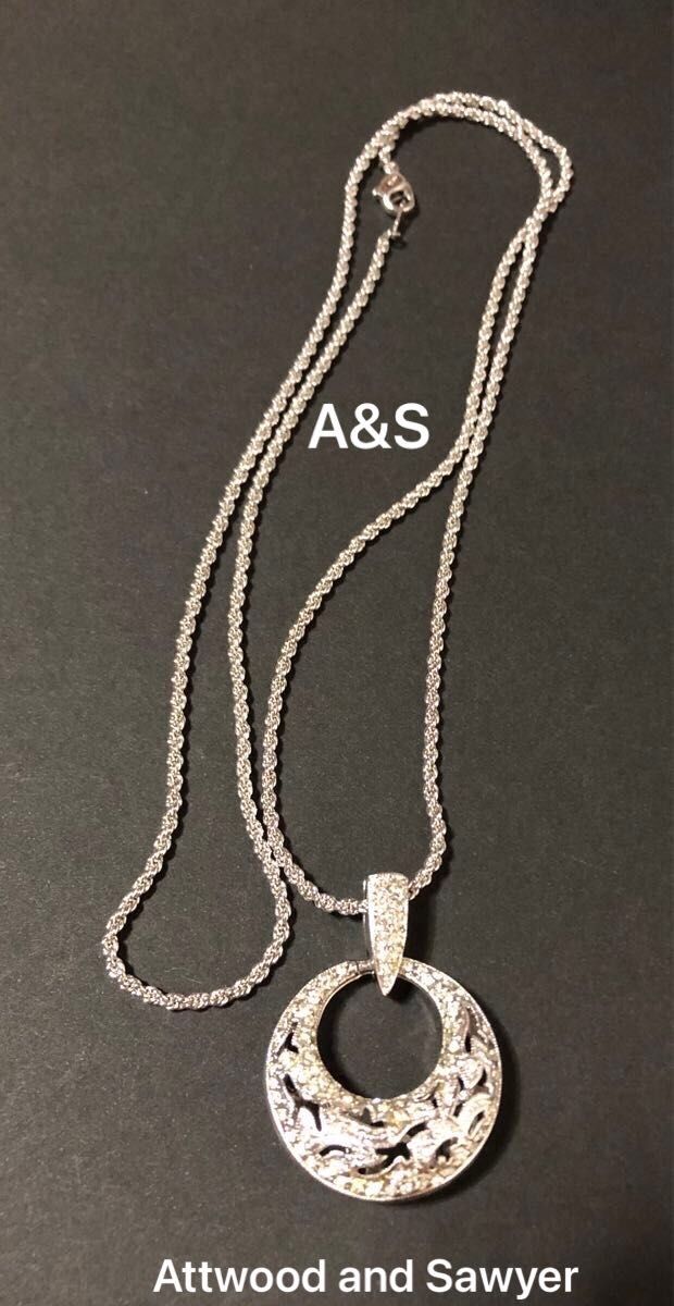 Attwood and Sawyer A&S ヴィンテージ ペンダント ネックレス Attwood and Sawyer A&S ヴィンテージ ペンダント ネックレス