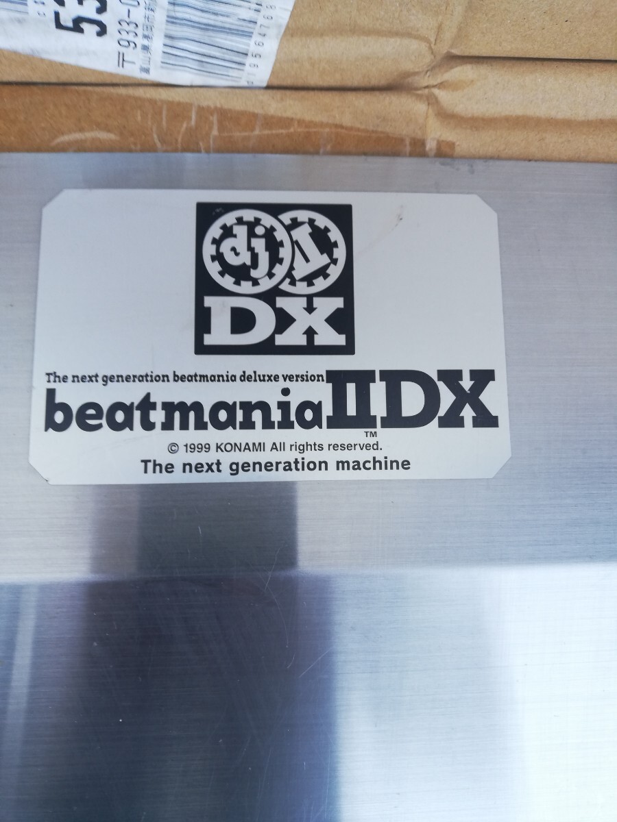  Konami BeatmaniaⅡDX case equipment ornament plate 2 point set last 