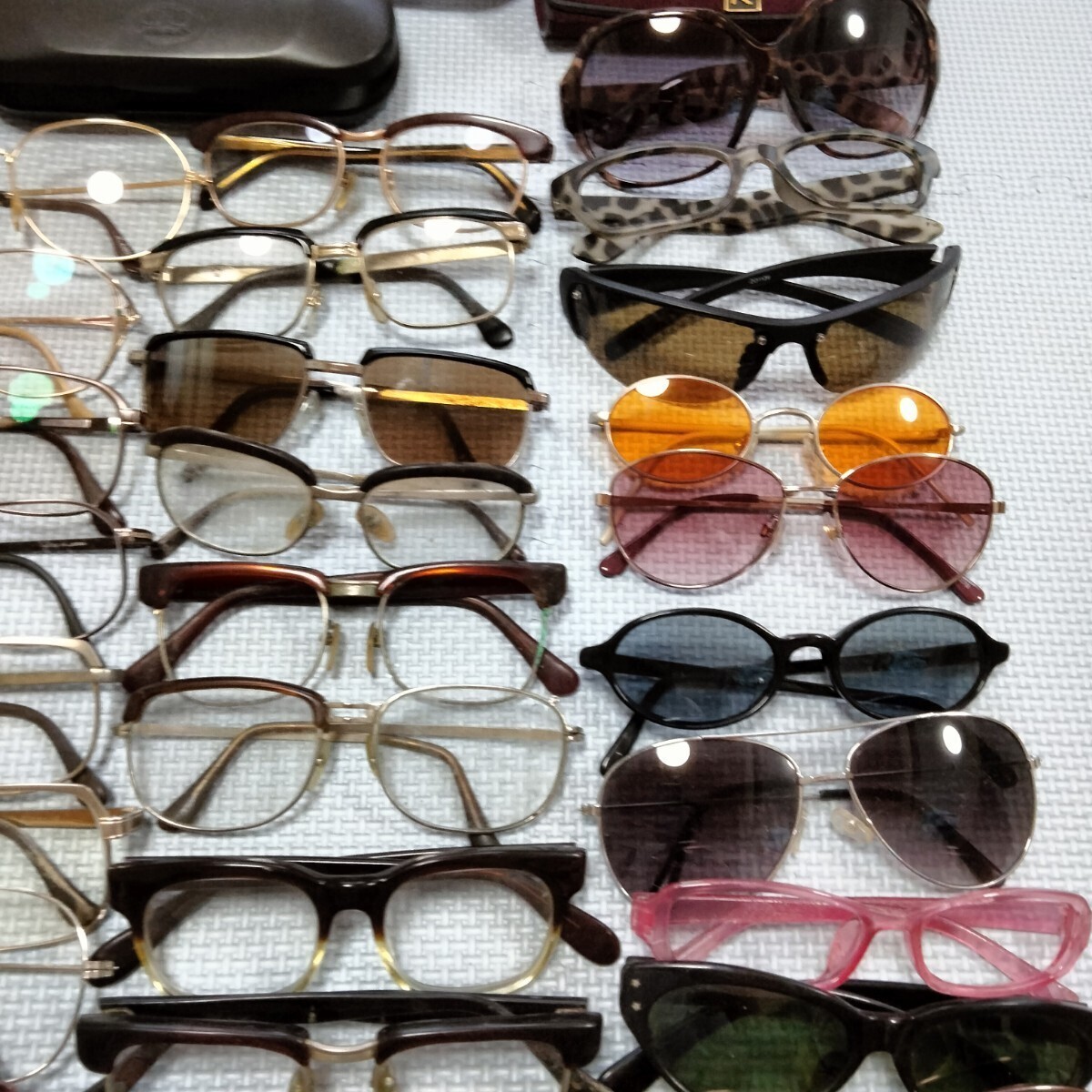 1円〜メガネ 眼鏡 めがね 老眼鏡 サングラス メガネフレーム メンズ レディース 紳士 婦人 いろいろ まとめ 大量 約95点 ジャンク べっ甲等_画像9