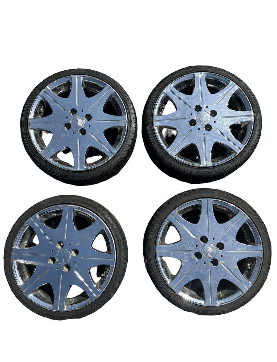 【E-Parts】【1382】タイヤホイール　４本　KUMHO ECSTA HS51 165/40ZR16 LEGZAS　16インチ　5.5J 4穴　PCD100_画像10