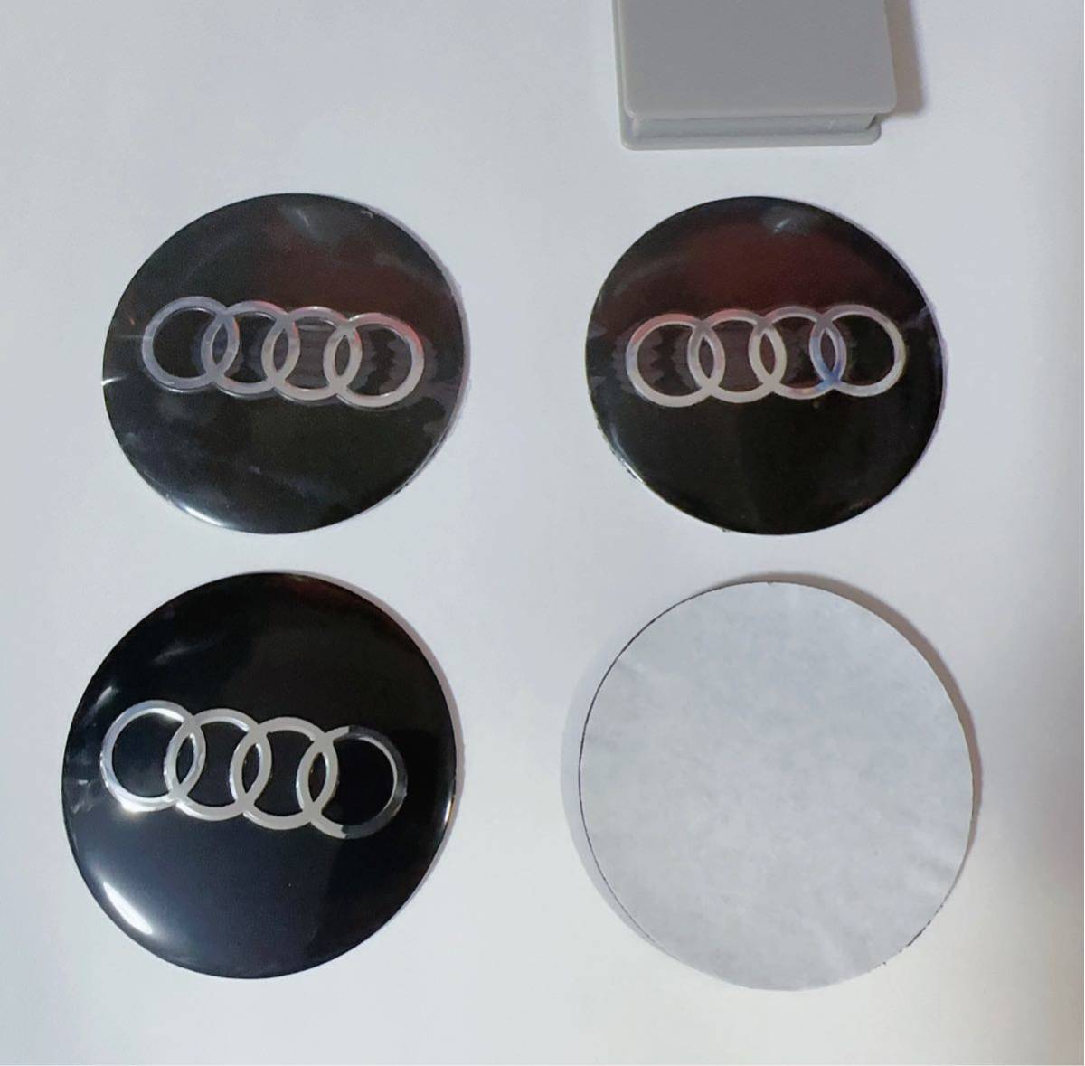 アウディ Audi ホイールセンターキャップシール 56mm アルミ製_画像1