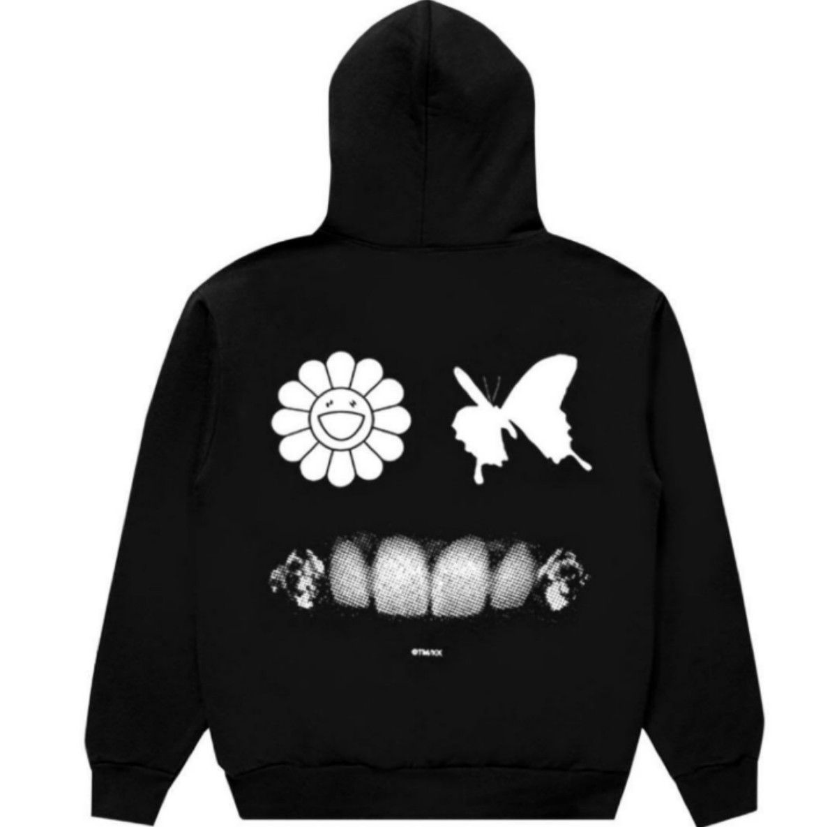 【新品未開封】TAKASHI MURAKAMI × Post Malone  GRILL MY VIBE HOODIE ブラック