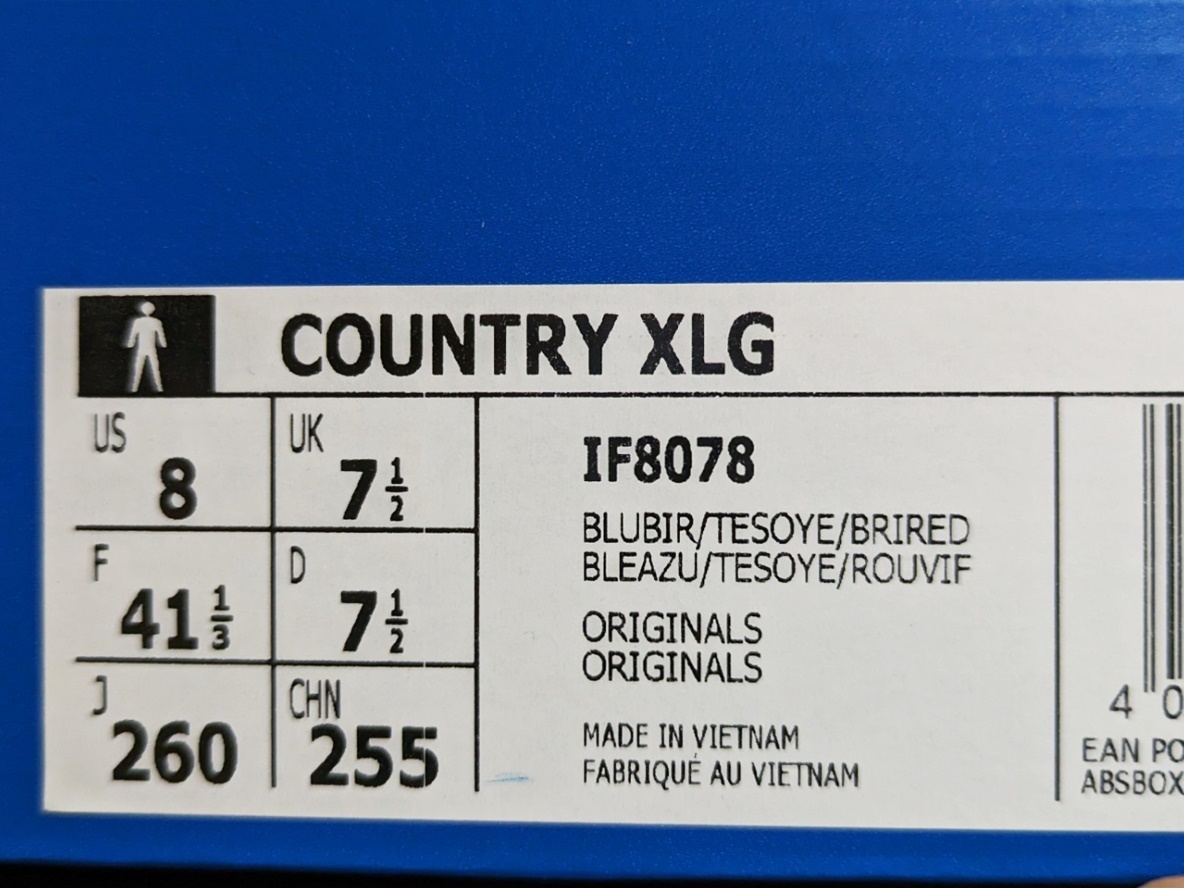 新品 アディダス カントリー XLG 27cm adidas COUNTRY XLG _画像7