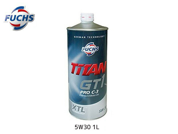 FUCHS フックス エンジンオイル エンジン オイル TITAN GT1 PRO C-3 5W30 5W-30 1L_画像1