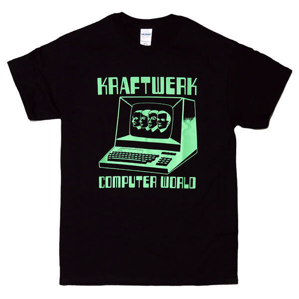 [Sサイズ]Kraftwerk（クラフトワーク） Computer World デザインＴシャツ ブラック_画像1