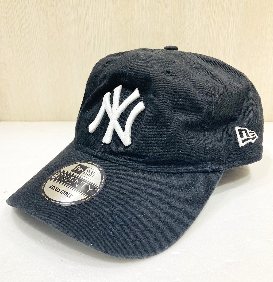【76】 ⑦ 1円～ 長期保管品 MoMA LOGO ニューヨーク ヤンキース New York Yankees 野球帽子 NEWERA ニューエラ キャップ 帽子_画像1