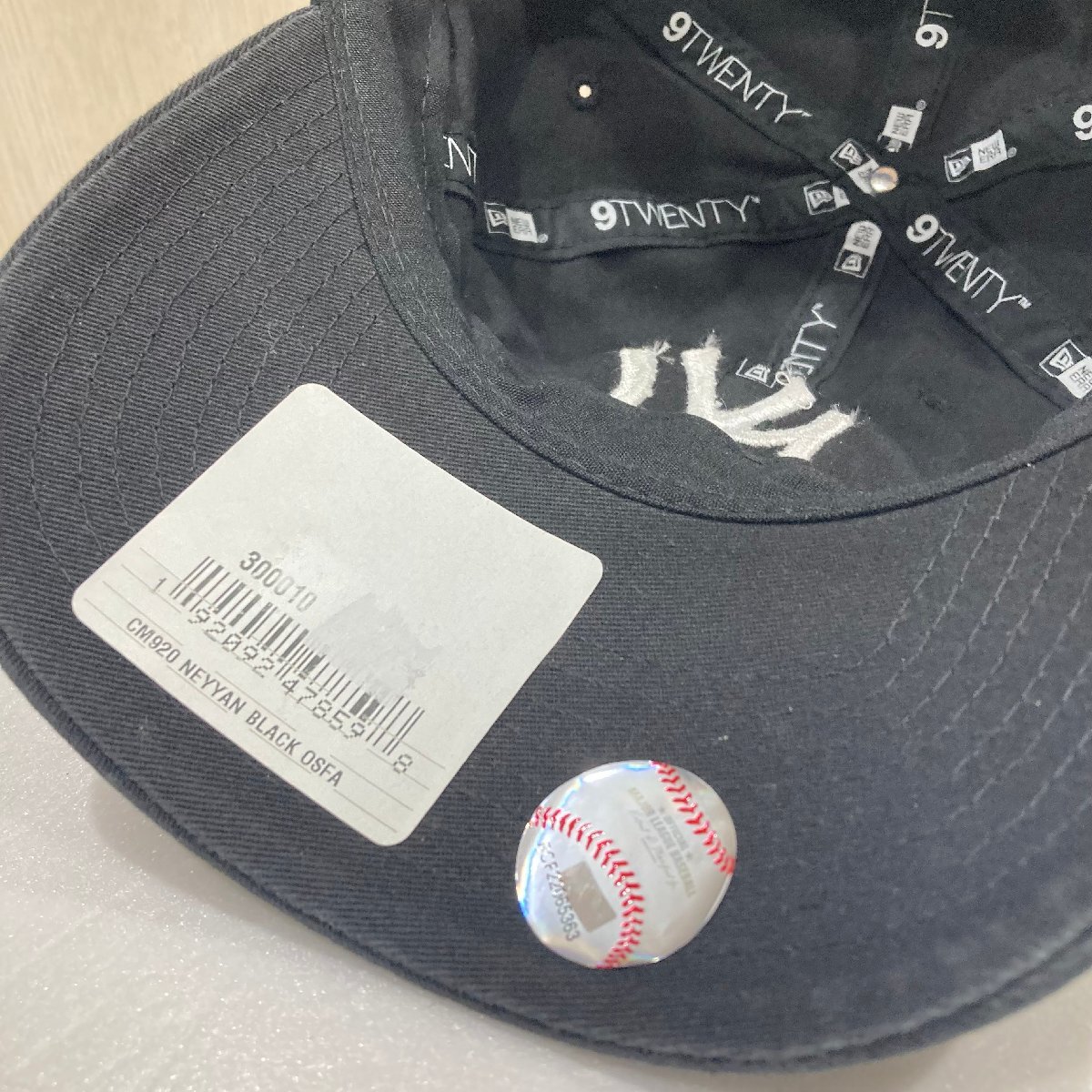 【76】 ⑦ 1円～ 長期保管品 MoMA LOGO ニューヨーク ヤンキース New York Yankees 野球帽子 NEWERA ニューエラ キャップ 帽子_画像7