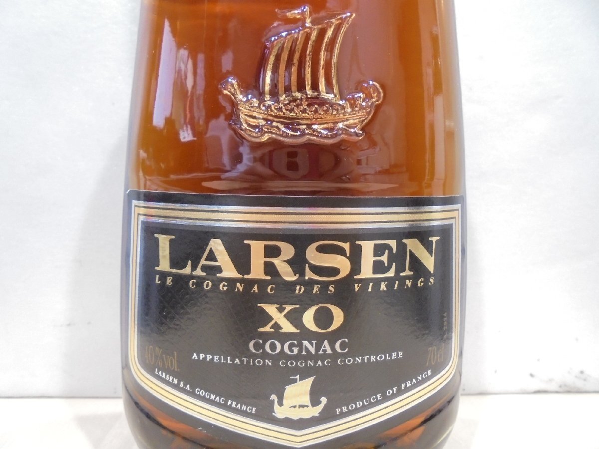 【80】1円～ラーセン LARSEN XO コニャック ブランデー 40% 700ml 箱付き 未開栓_画像3