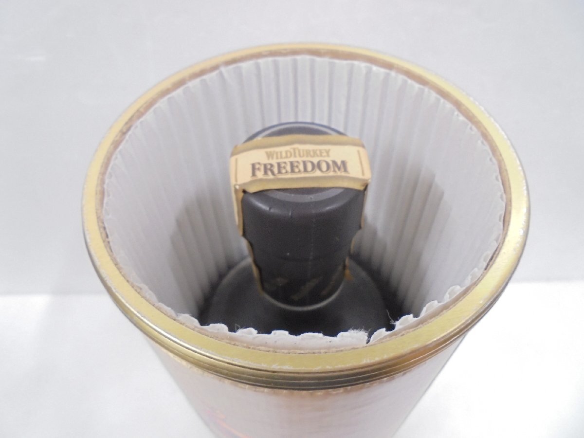 【80】1円～ワイルドターキー WILD TURKEY フリーダム FREEDOM バーボンウイスキー 53% 750ml 箱付き 未開栓②_画像8