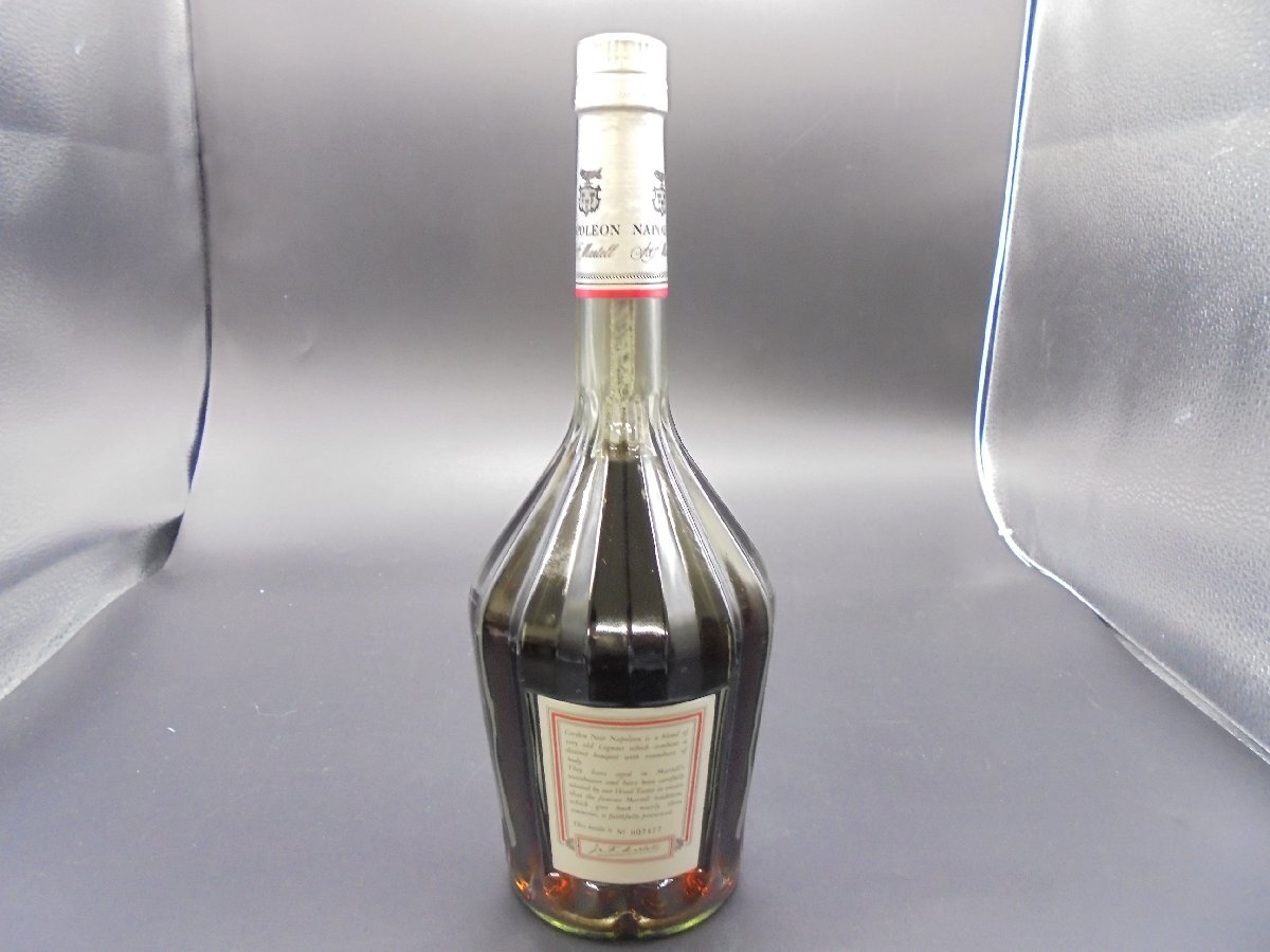 [80]1 jpy ~ Napoleon Martell MARTELL cognac CORDON NOIR brandy green bottle 40% 700ml not yet . plug 