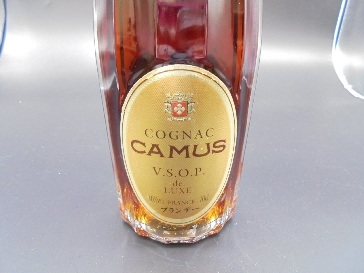 【80】1円～カミュ CAMUS VSOP de LUXE コニャック ブランデー 40% 700ml 未開栓_画像2