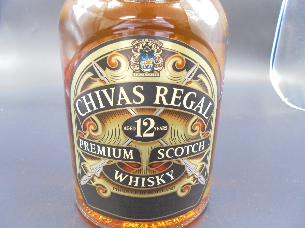 [80]1 jpy ~ Chivas Reagal CHIVAS REGAL 12 year Scotch whisky 40% 1000ml box attaching not yet . plug ①