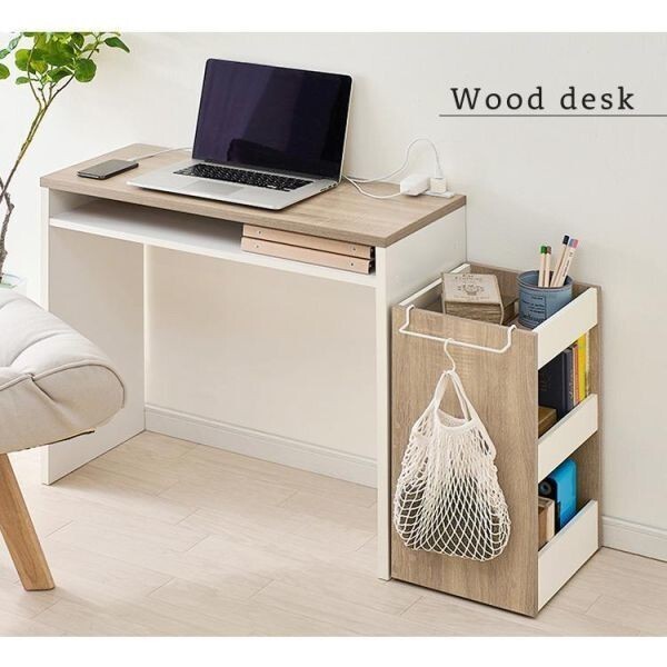  desk computer desk stylish writing desk . a little over desk PC desk Northern Europe wooden outlet attaching HIROBIRO storage Iris o-yamaYBD246