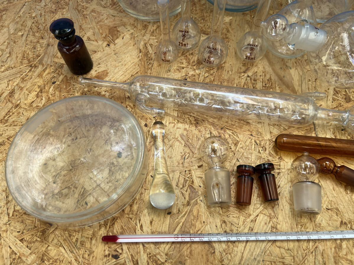 ガラス製メスフラスコ実験器具 メートルグラス 液量計 ビーカー メスシリンダー　いろいろアソート20点以上_画像7