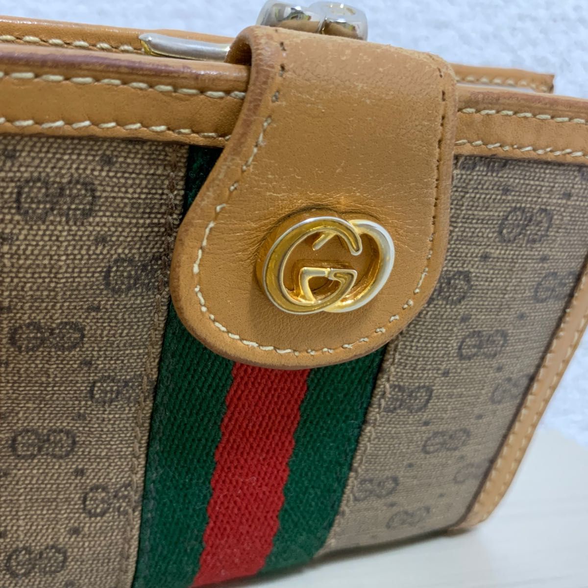GUCCI オールドグッチ 2つ折りがま口財布 シェリーライン|Yahoo GUCCI オールドグッチ 2つ折りがま口財布 シェリーライン|Yahoo