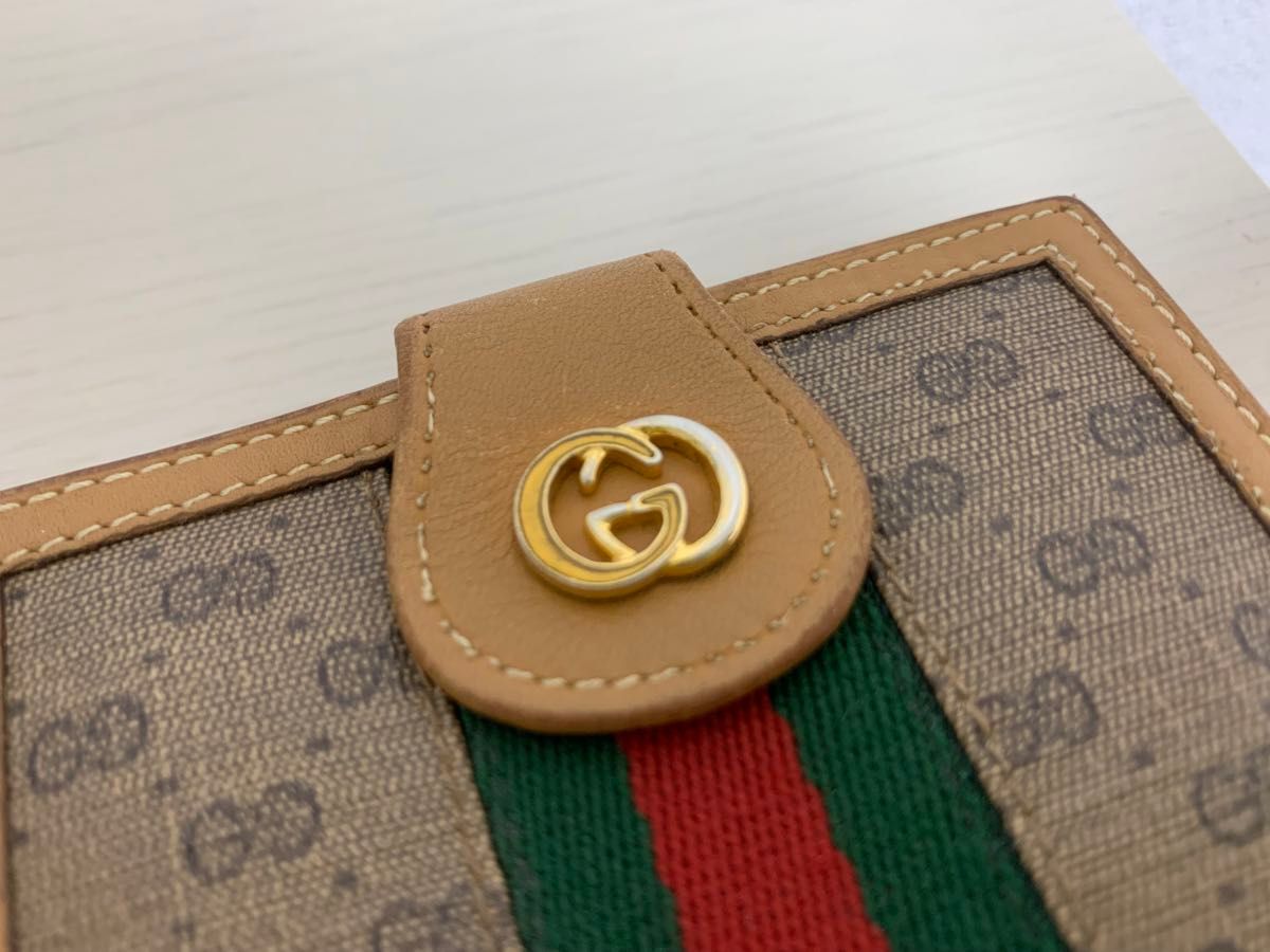 GUCCI オールドグッチ 2つ折りがま口財布 シェリーライン|Yahoo GUCCI オールドグッチ 2つ折りがま口財布 シェリーライン|Yahoo