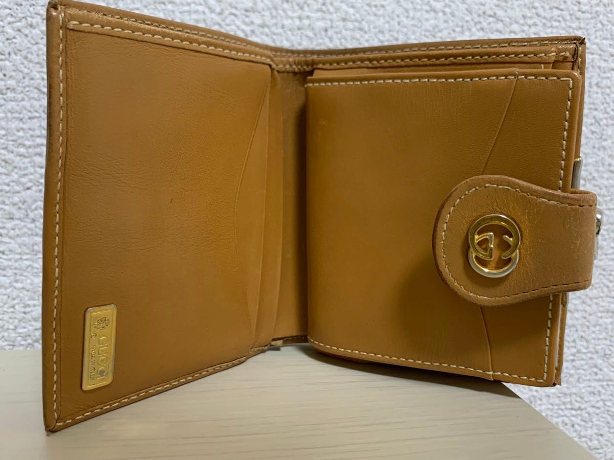 GUCCI オールドグッチ 2つ折りがま口財布 シェリーライン|Yahoo GUCCI オールドグッチ 2つ折りがま口財布 シェリーライン|Yahoo
