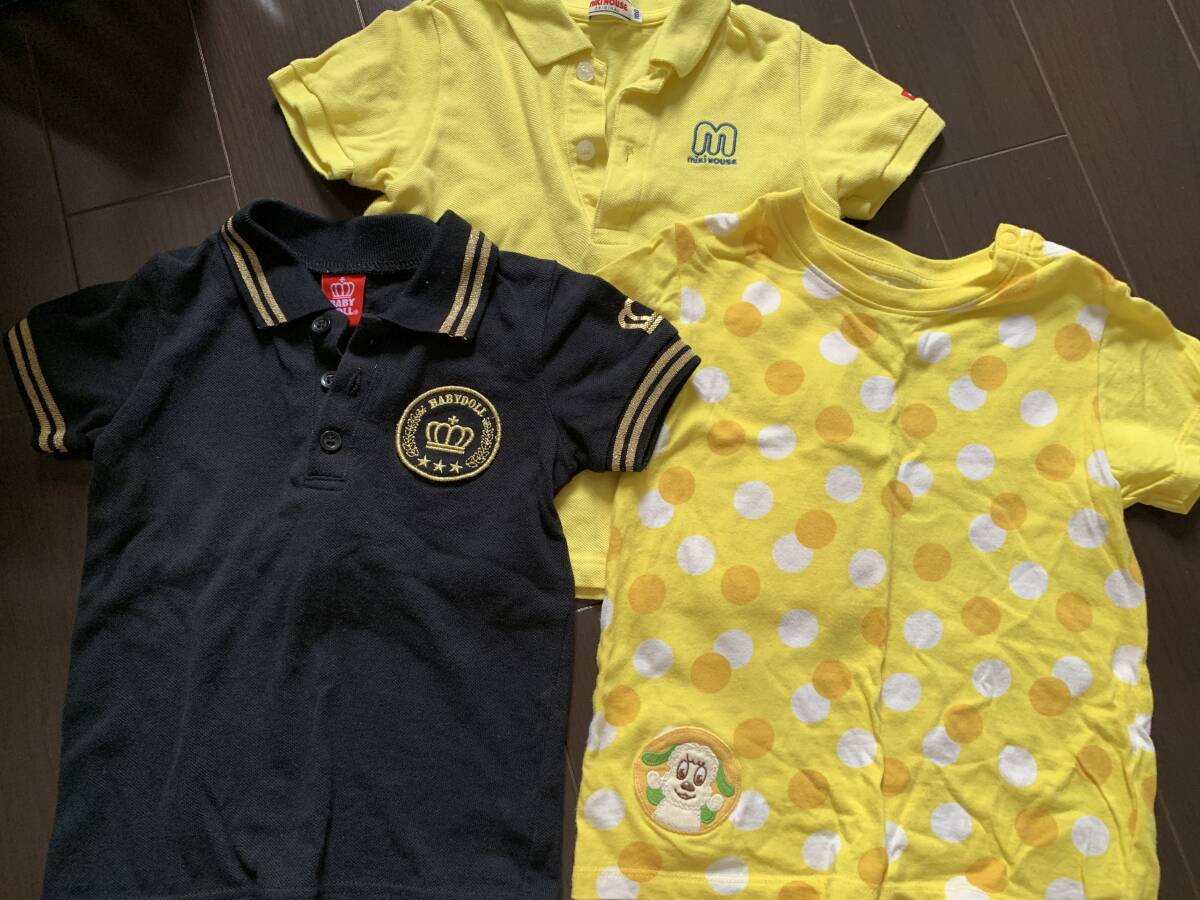 MIKIHOUSE　ミキハウス　BABYDOOL　ポロシャツ　100㎝　わんわんTシャツ　3枚セット_画像1