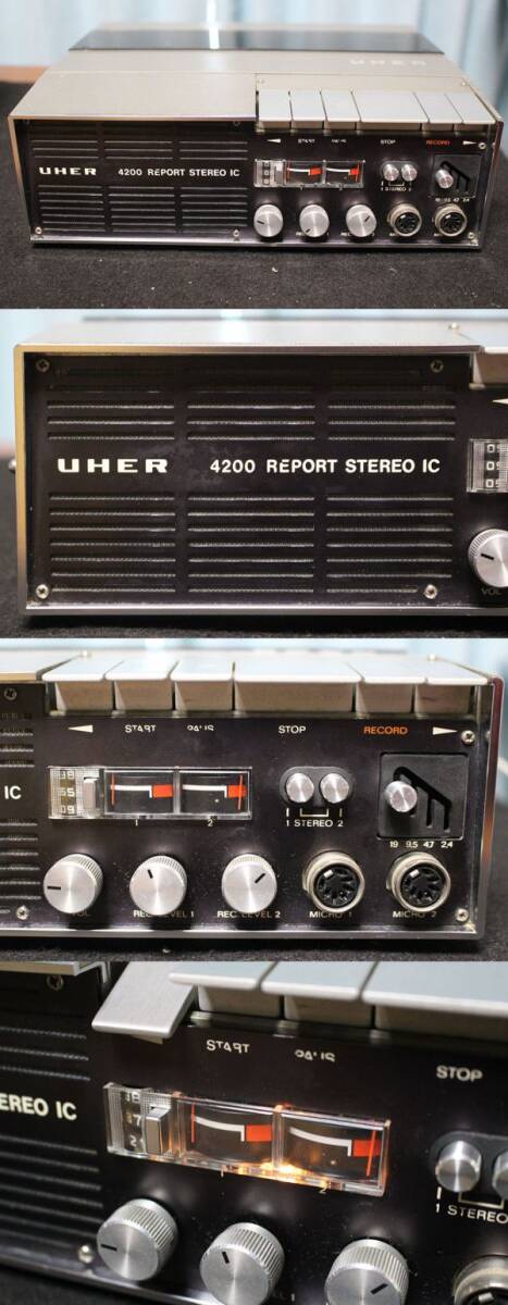 UHER 4200 Report Stereo IC 動きますが録音再生未チェック 現状品の画像3