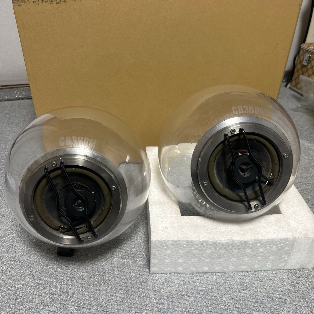 レア品 佐々木硝子 ガラス製スピーカー CB300M SASAKI ACOUSTICS レア品 佐々木硝子 ガラス製スピーカー CB300M SASAKI ACOUSTICS
