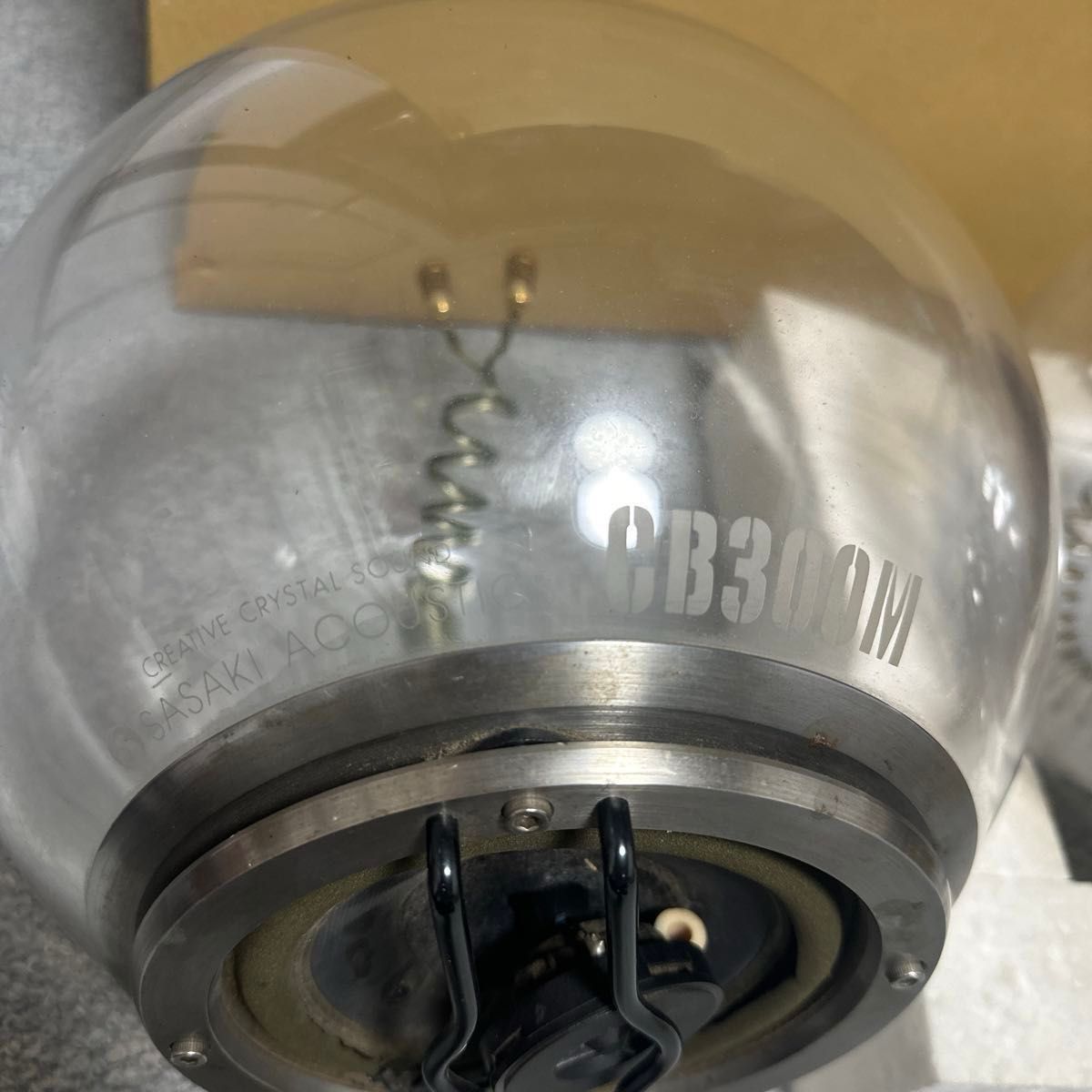 レア品 佐々木硝子 ガラス製スピーカー CB300M SASAKI ACOUSTICS レア品 佐々木硝子 ガラス製スピーカー CB300M SASAKI ACOUSTICS
