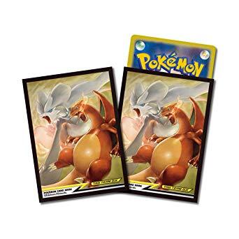 レシラム&リザードン　TAG　TEAM　GX/デッキシールド ポケモンカードゲーム/スリーブ★在庫複数/新品未使用品【送料安/匿名配送可】_画像1