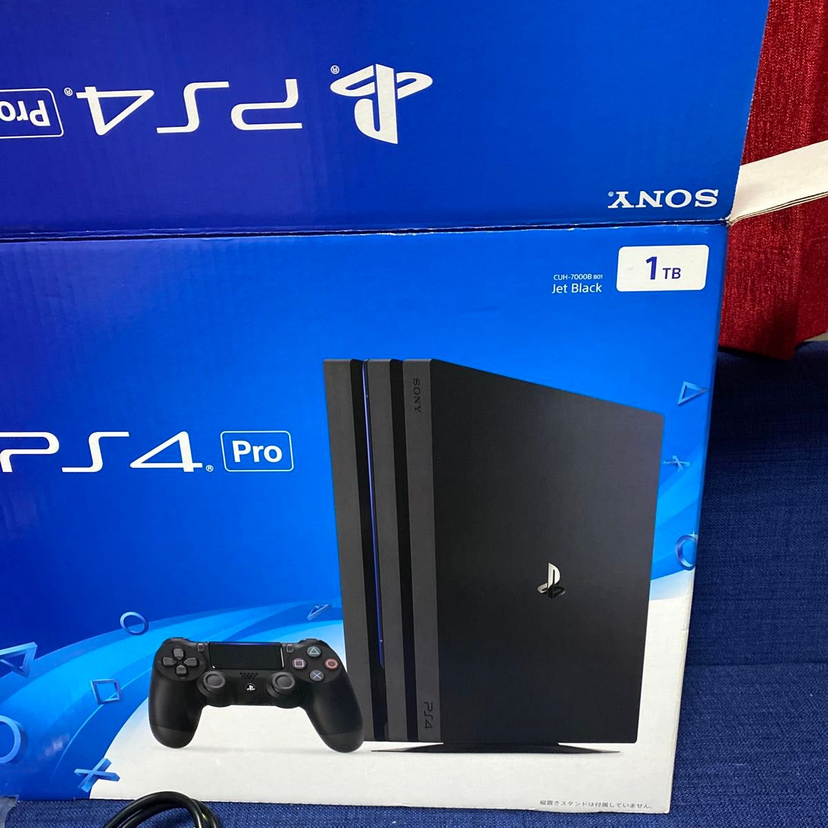 PlayStation4 Pro ジェット・ブラック 1TB CUH-7000 中古品　箱付き