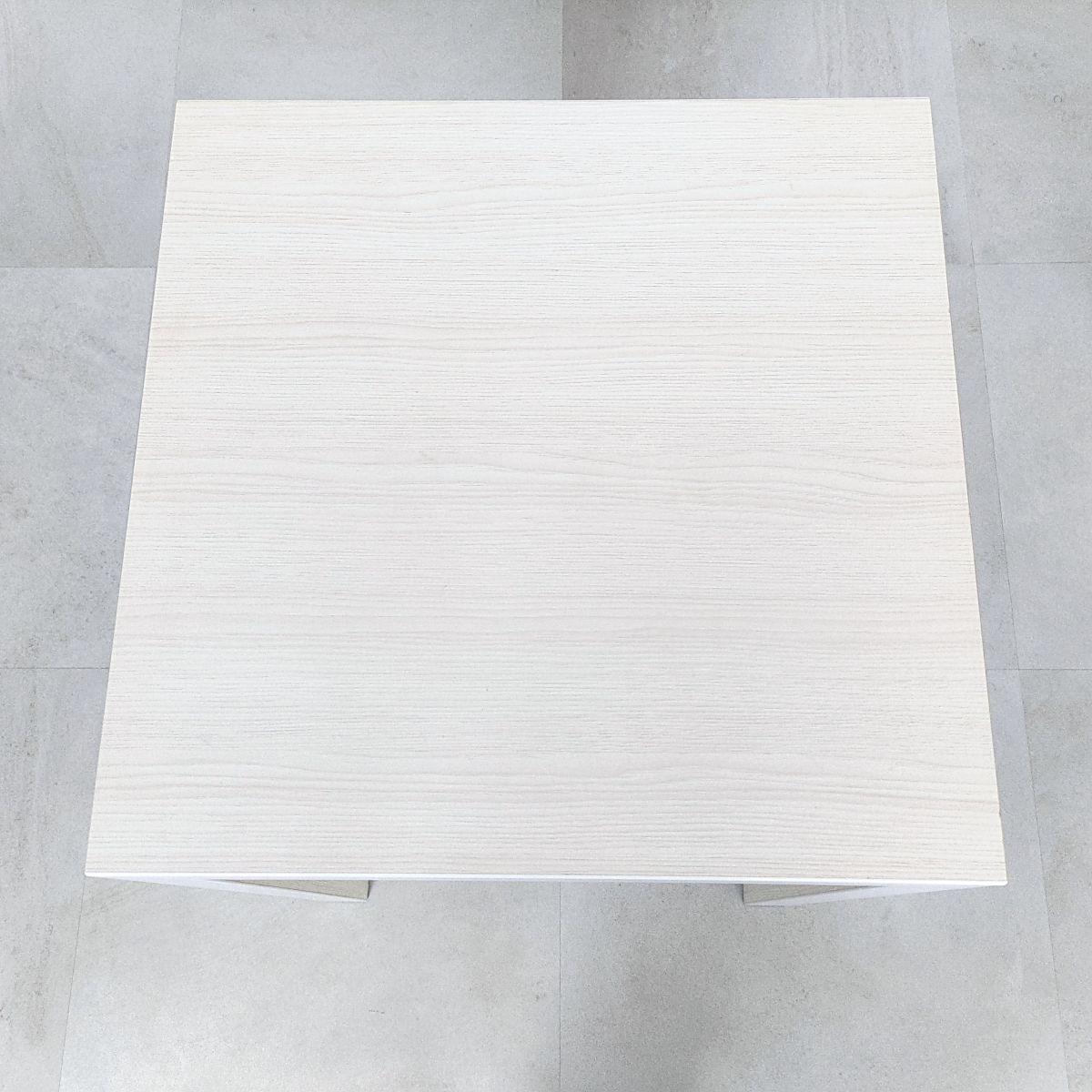 【木製】1円 ナチュラル シンプル 家具 ホワイトウッド サイドテーブル マルチテーブル 机 デスク 厚み 4cm 高さ60cm インテリア 白 MA596の画像3