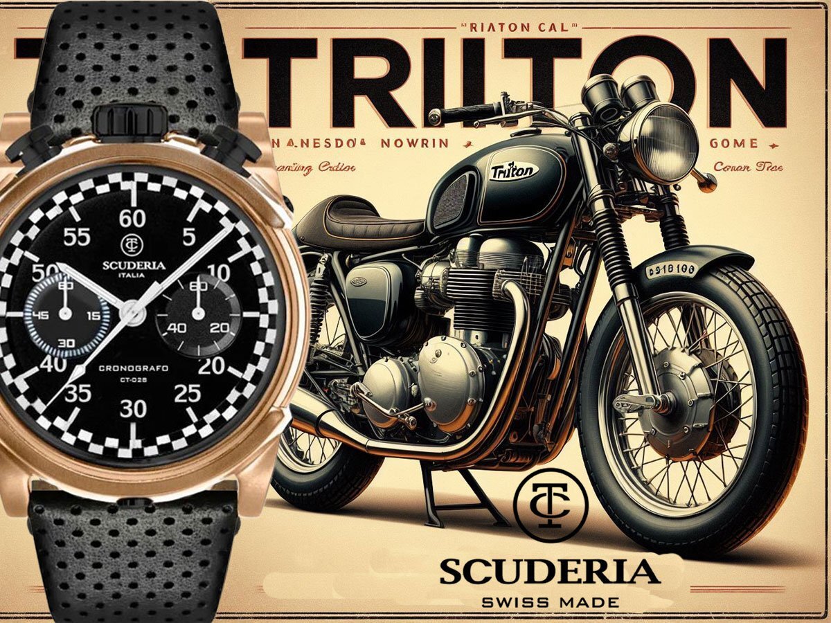 【定価21万→1円】CTスクーデリア SCUDELIA ツノ型クロノグラフ CAFE RACER 高級イタリアブランド 日本未発売 新品メンズ 腕時計 スイス製_画像10