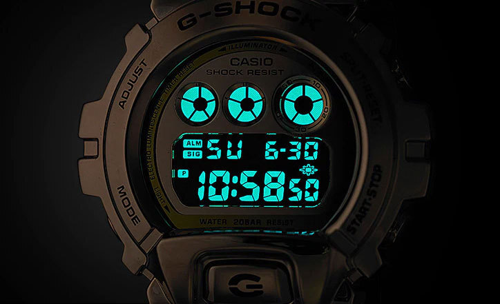 新品1円 G-SHOCK 黄金の透明クリアスケルトン 質感高い金属ベゼル 逆輸入 G-SHOCK 20気圧防水 CASIO メンズ 腕時計 Gショック 耐衝撃_画像7