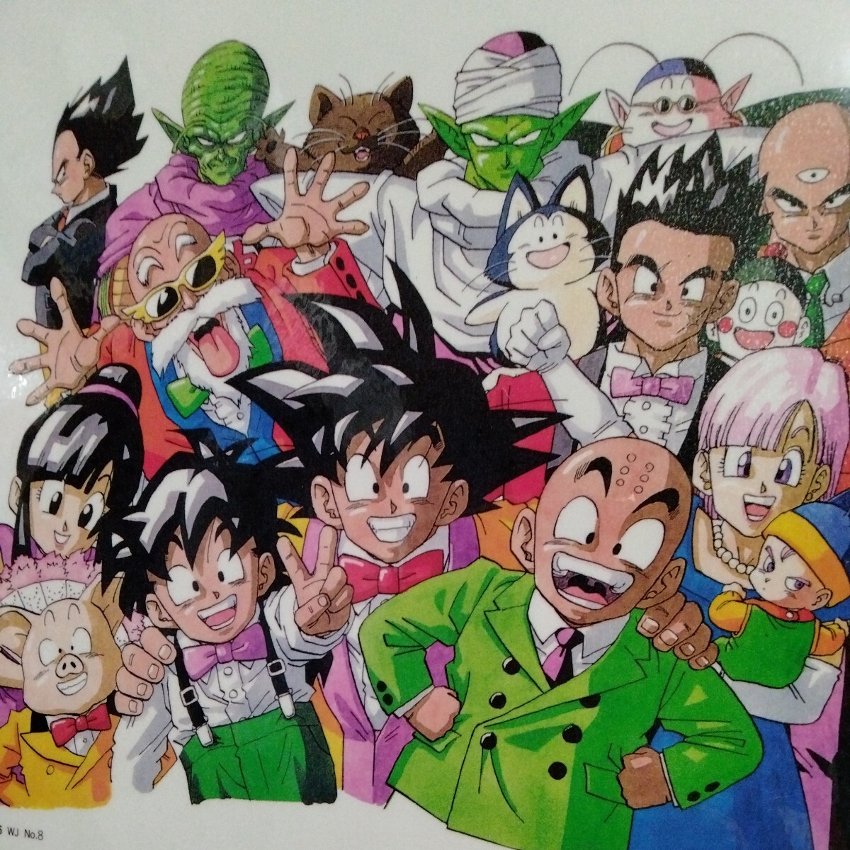 ドラゴンボールイラスト金メダルA4ラミネート雑誌切り抜きポスターインテリア広告鳥山明 悟空_画像3