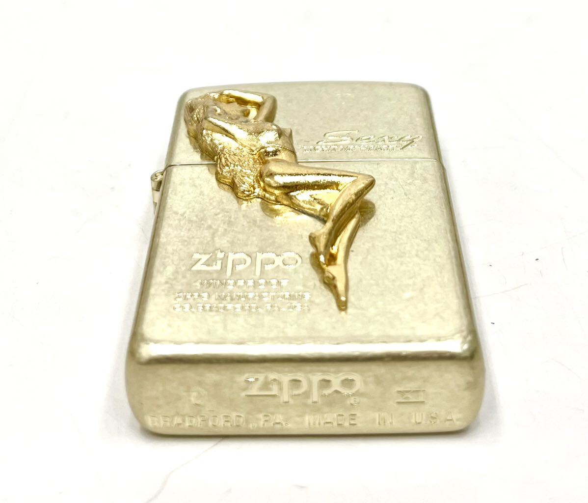 HK* spark verification settled Zippo Zippo - oil lighter Sexy sexy LIGHT MY HEART WINDPROOF Gold case attaching smoking . lighter 