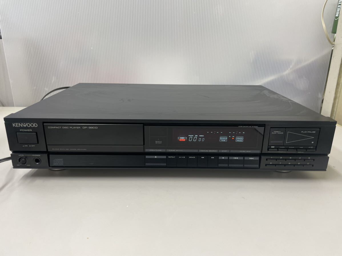 CR* electrification verification settled Junk KENWOOD COMPACT DISC PLAYER DP-990D remote control attaching Kenwood compact disk player 