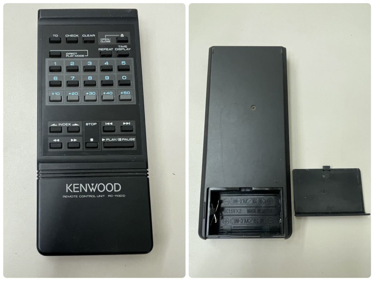 CR* electrification verification settled Junk KENWOOD COMPACT DISC PLAYER DP-990D remote control attaching Kenwood compact disk player 