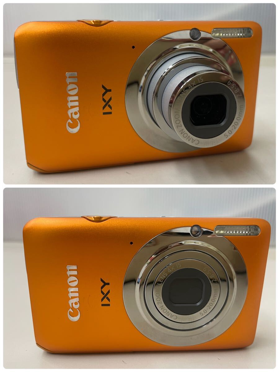 HK☆ 動作確認済 Canon IXY 210F PC1588 オレンジ コンパクトデジタルカメラ 充電器 バッテリー 付き キャノン デジカメ デジタルカメラ _画像2