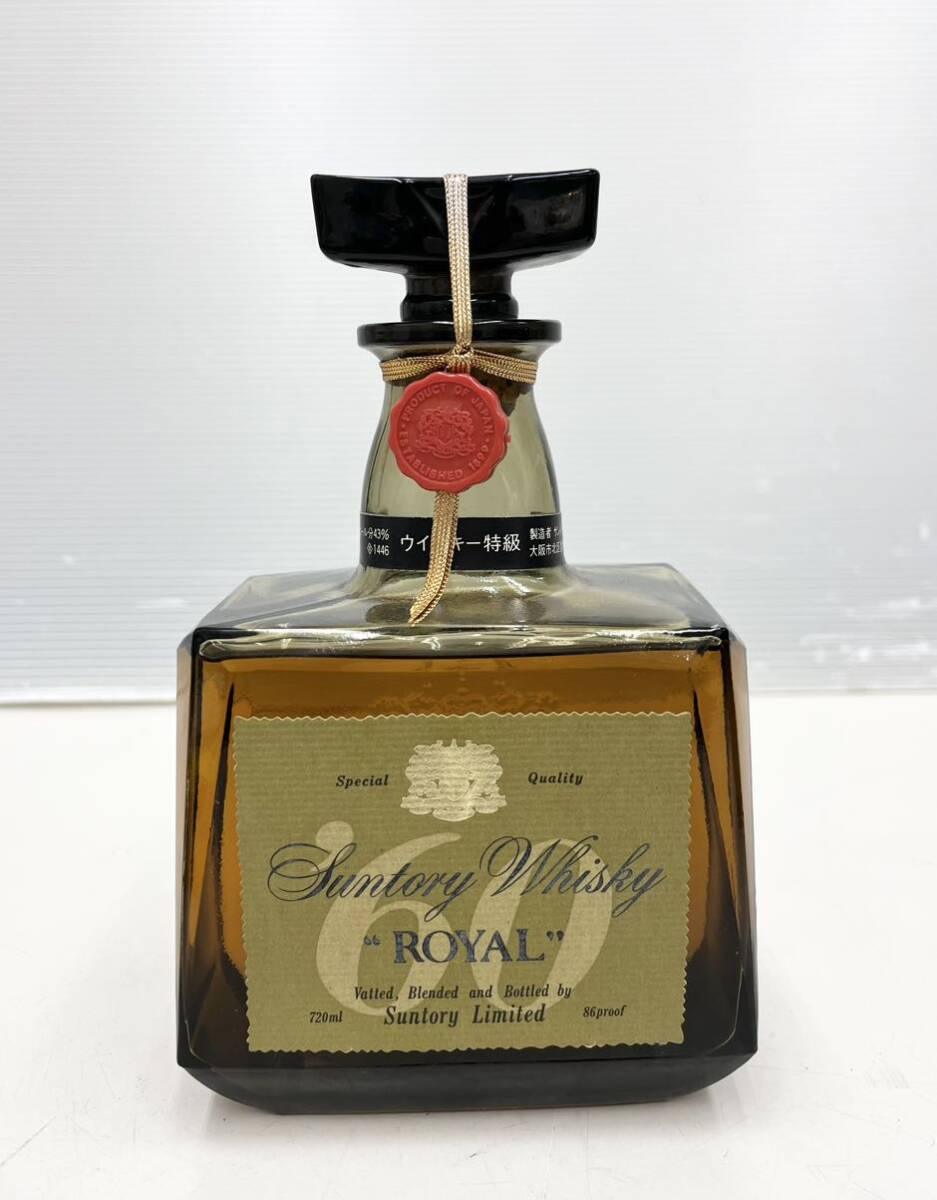 AK◆ 未開栓 SUNTORY WHISKY ROYAL サントリー ローヤル '60 720ml 43% 国産 ウイスキー 特級 古酒 の画像2