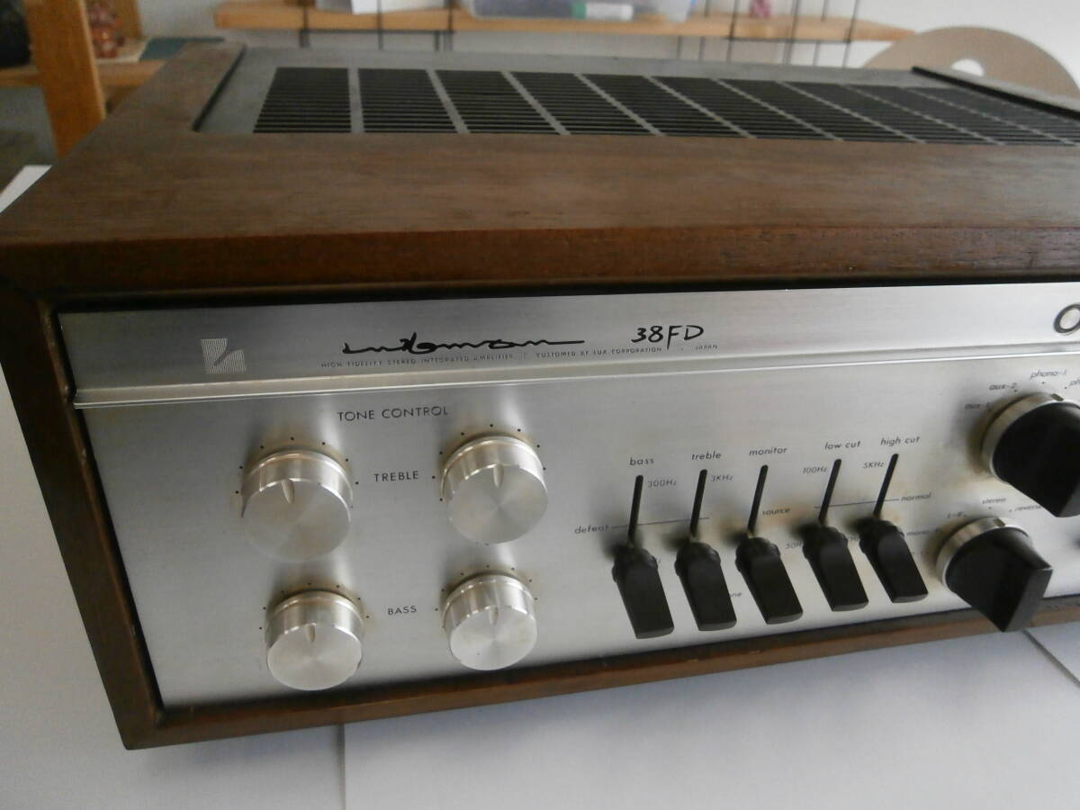 ＬＵＸＭＡＮ SQ38FD Mk-Ⅱ 管球式プリメインアンプ ジャンク品です 修理・部品取りに 匿名配送の画像4