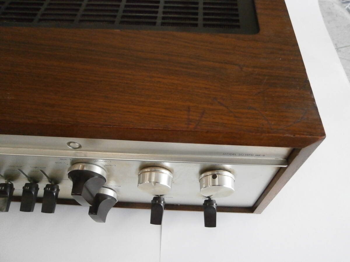 ＬＵＸＭＡＮ SQ38FD Mk-Ⅱ 管球式プリメインアンプ ジャンク品です 修理・部品取りに 匿名配送の画像5