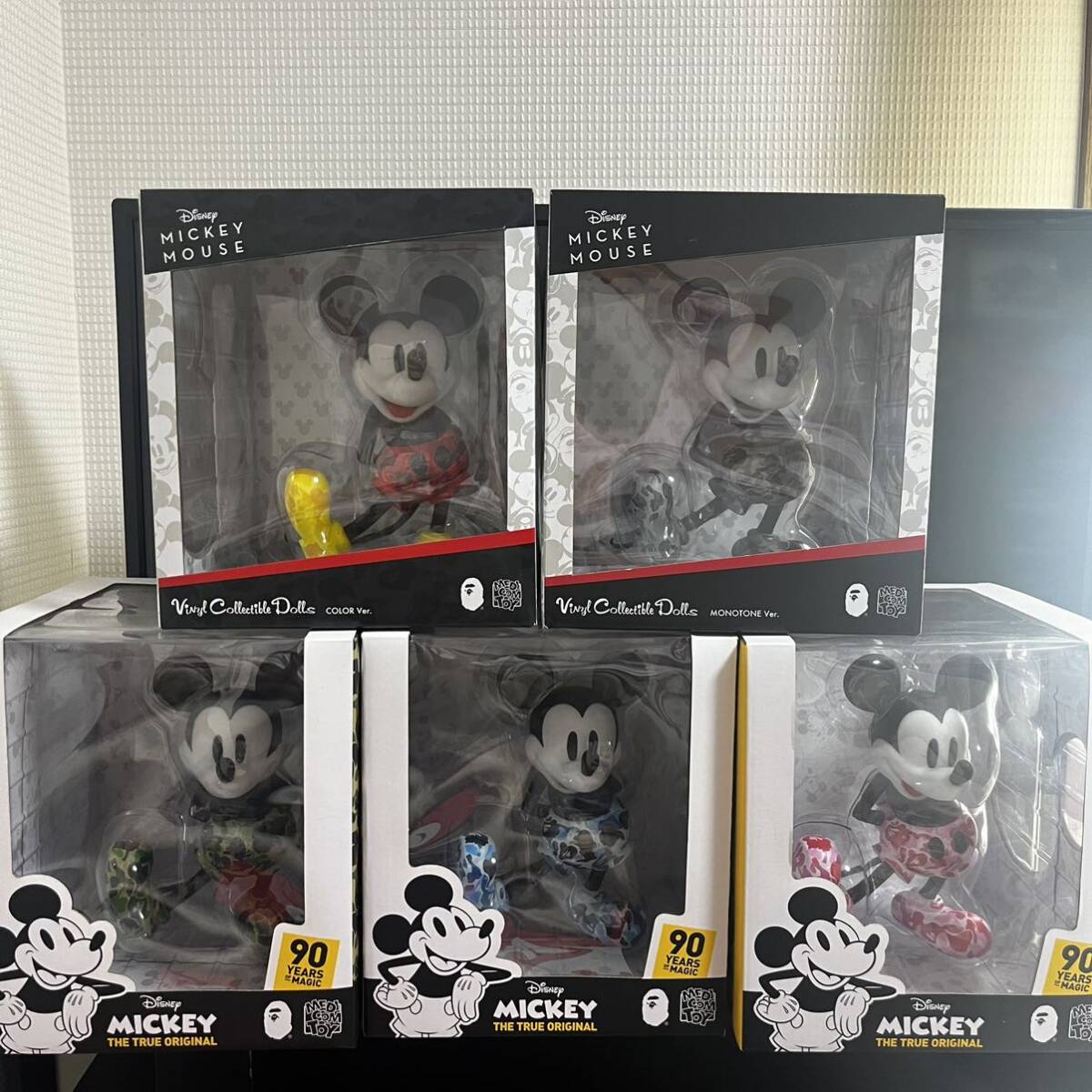 27132円 5点セット 新品未使用 VCD BAPE MICKEY MOUSE ミッキー 27132円 5点セット 新品未使用 VCD BAPE MICKEY MOUSE ミッキー