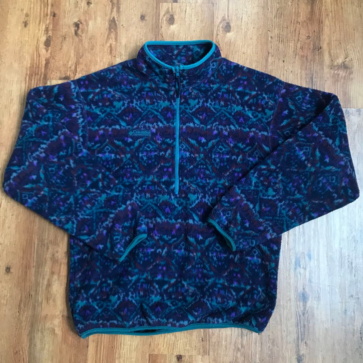 columbia USA製 80s 90s vintage コロンビア フリース ハーフ columbia USA製 80s 90s vintage コロンビア フリース ハーフ