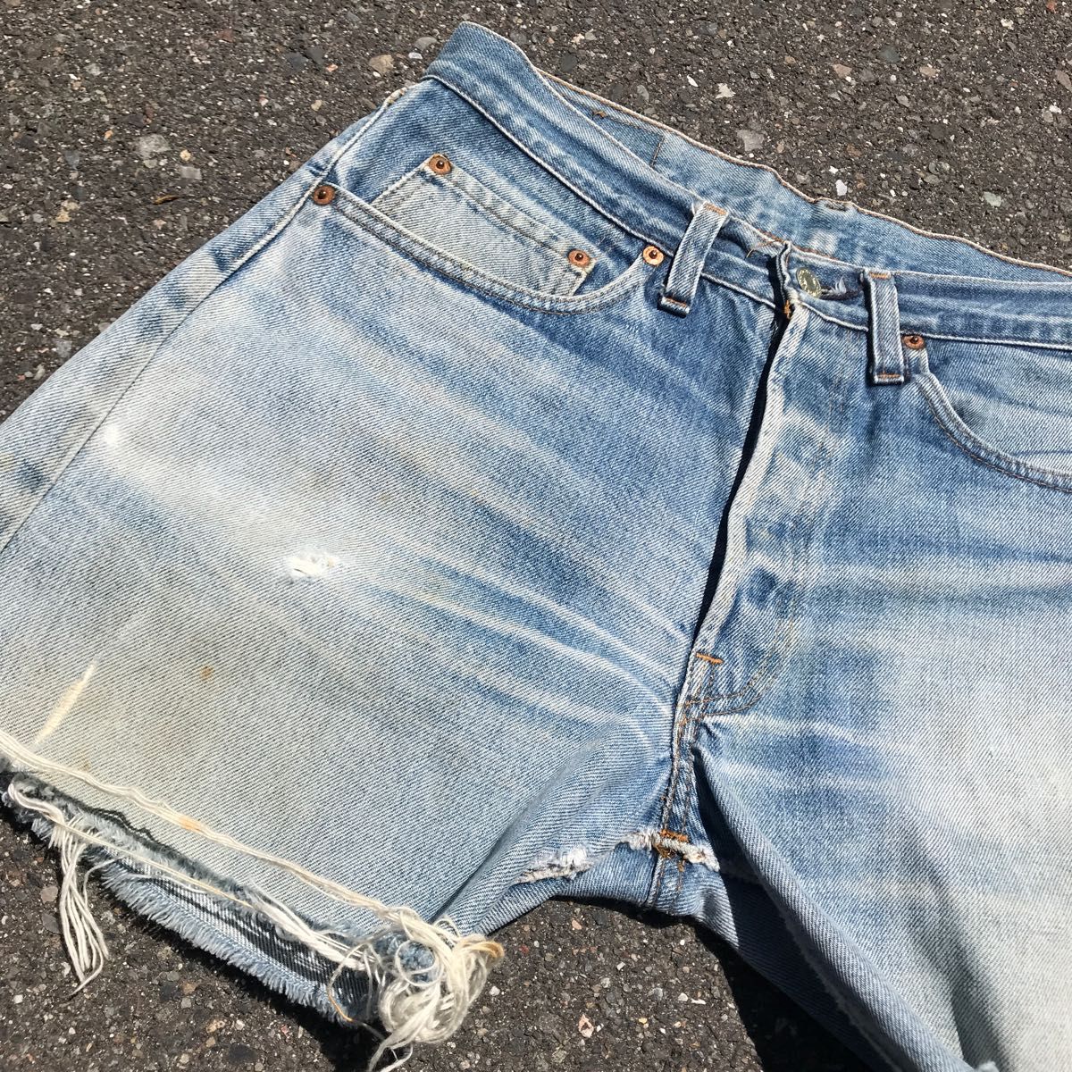 リーバイス501 赤耳 81s vintage カットオフ USA製 80s レッド リーバイス501 赤耳 81s vintage カットオフ USA製 80s レッド