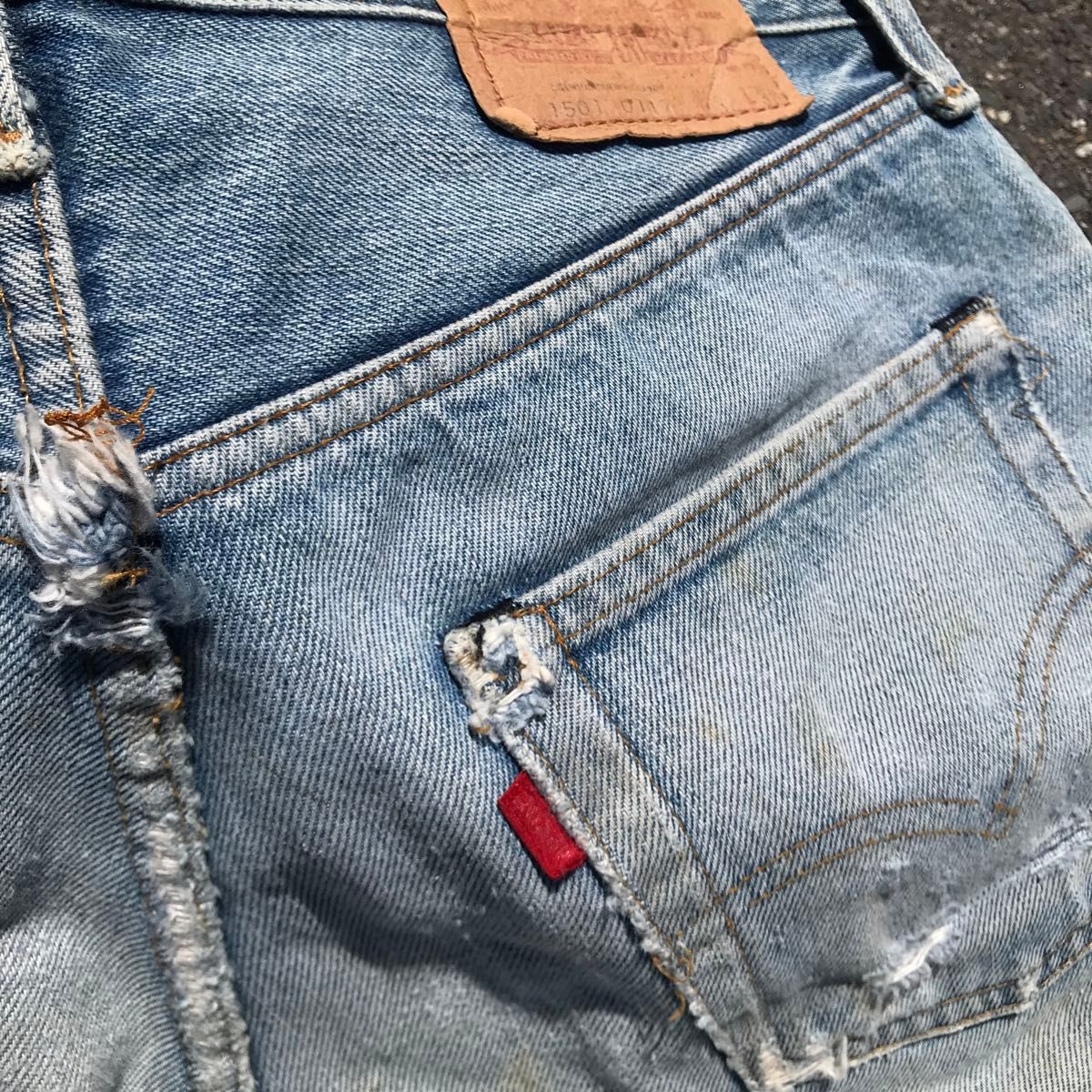 リーバイス501 赤耳 81s vintage カットオフ USA製 80s レッド リーバイス501 赤耳 81s vintage カットオフ USA製 80s レッド