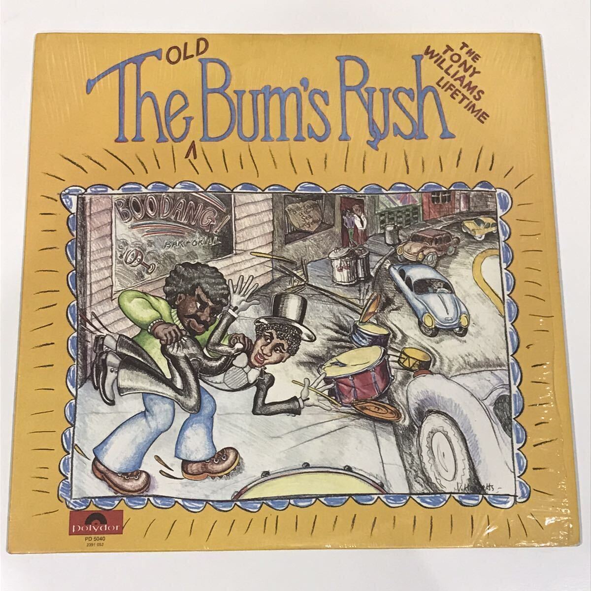  rare shrink attaching beautiful goods US original record THE TONY WILLIAMS LIFETIME / THE OLD BUM*S RUSH on POLYDOR US ORIGINAL PRESS NEAR MINT-SHRINK