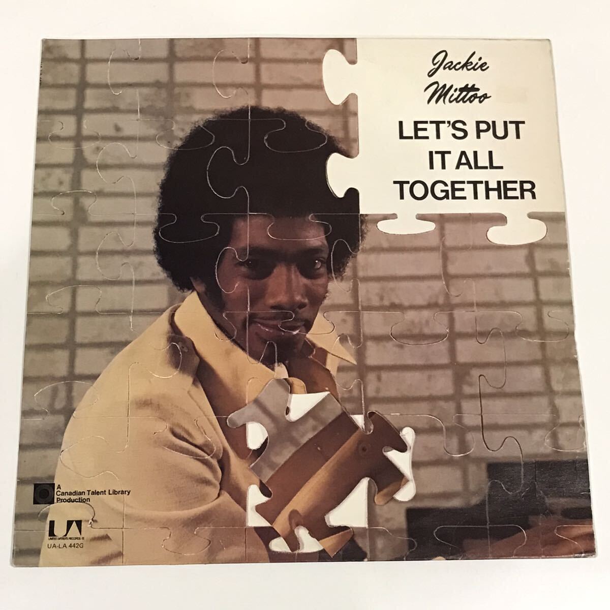 トロント録音 CANADAオリジナル盤 JACKIE MITTOO /LET’S PUT IT ALL TOGETHER on UNITED ARTISTS RECORDS カナダORIGINAL PRESS 初回LABEL_画像1